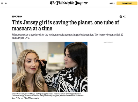 This Jersey girl is saving the planet, one tube of mascara at a time