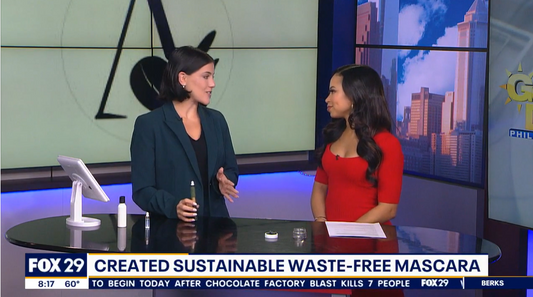 Fox 29 - Drexel student creates sustainable waste-free mascara